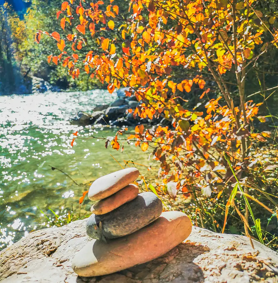 la riviere borde le camping sur un km